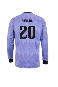 Fotbalové Dres Real Madrid Vinicius Junior #20 Venkovní Oblečení 2022-23 Dlouhý Rukáv